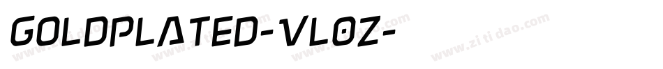Goldplated-VL0Z字体转换