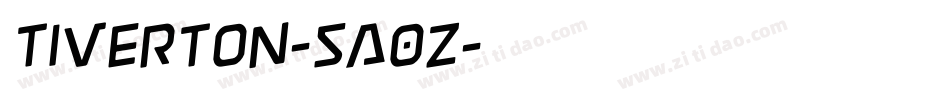 Tiverton-5a0Z字体转换