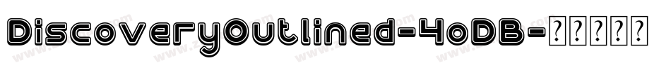 DiscoveryOutlined-4oDB字体转换