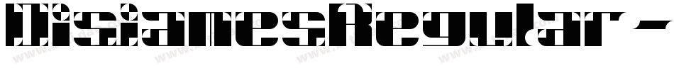 DisjamesRegular-j2OO字体转换