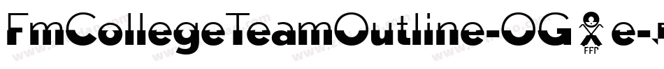 FmCollegeTeamOutline-OG5e字体转换