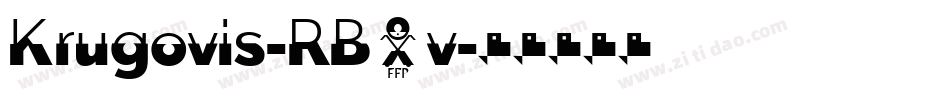 Krugovis-RB4v字体转换 Krugovis-RB4v字体转换