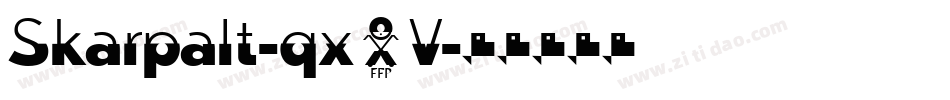Skarpalt-qx4V字体转换 Skarpalt-qx4V字体转换