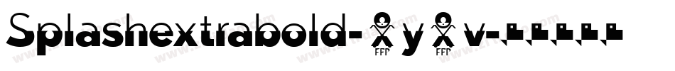 Splashextrabold-5y4v字体转换