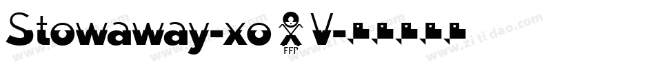 Stowaway-xo4V字体转换