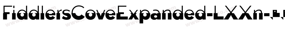 FiddlersCoveExpanded-LXXn字体转换
