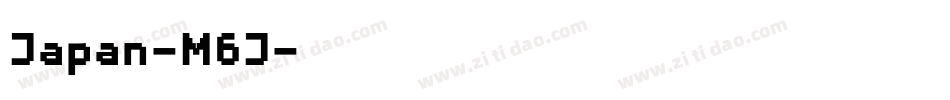 Japan-M6J字体转换 Japan-M6J字体转换