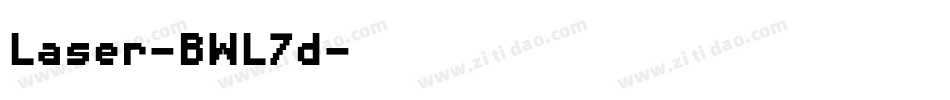 Laser-BWL7d字体转换 Laser-BWL7d字体转换