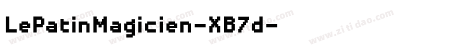 LePatinMagicien-XB7d字体转换