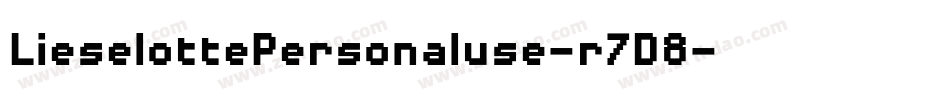 LieselottePersonaluse-r7D8字体转换