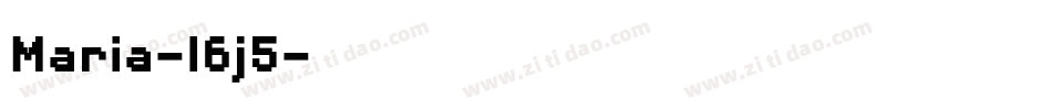 Maria-l6j5字体转换 Maria-l6j5字体转换