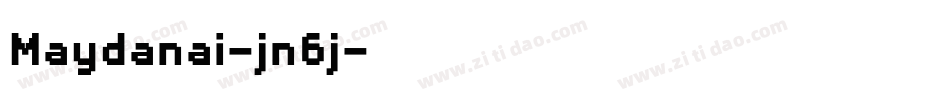 Maydanai-jn6j字体转换