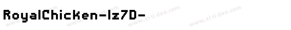 RoyalChicken-lz7D字体转换