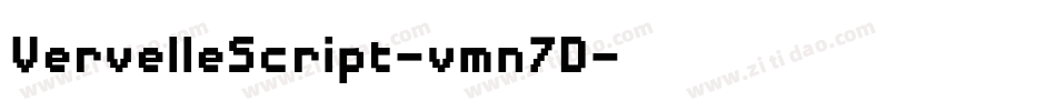 VervelleScript-vmn7D字体转换