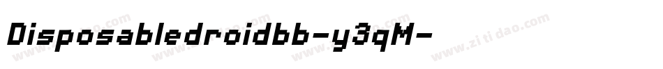 Disposabledroidbb-y3qM字体转换