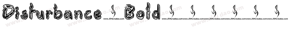 Disturbance-Bold字体转换