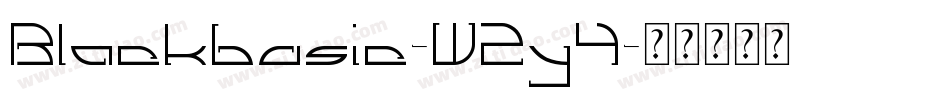 Blockbasic-W2y4字体转换