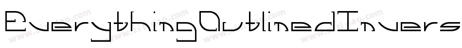 EverythingOutlinedInverseBold-2R4w字体转换