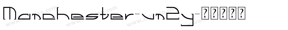 Manchester-vn2y字体转换