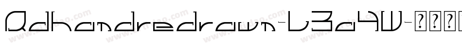 Qdhandredrawn-L3a4W字体转换