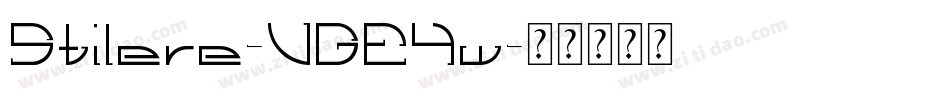 Stilere-VGE4w字体转换