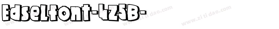 Edselfont-4Z5B字体转换