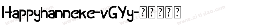 Happyhanneke-vGYy字体转换