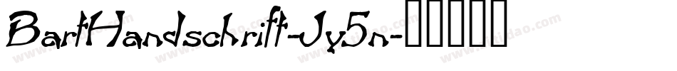 BartHandschrift-Jy5n字体转换