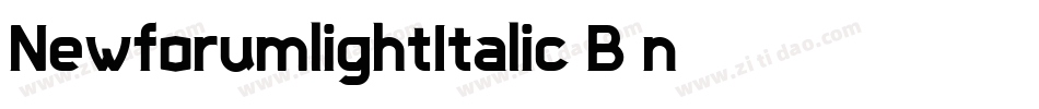 NewforumlightItalic-B0n3字体转换 NewforumlightItalic-B0n3字体转换
