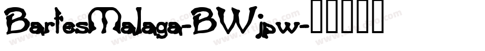 BartesMalaga-BWjpw字体转换