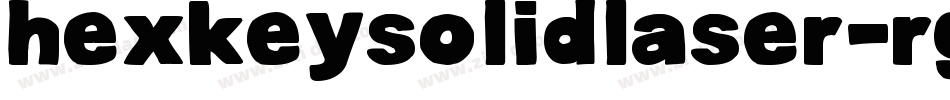 HexkeySolidLaser-rgr7x字体转换