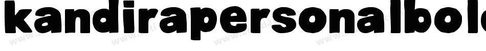 KandiraPersonalBoldItalic-yV2Y字体转换