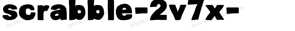 Scrabble-2v7X字体转换 Scrabble-2v7X字体转换