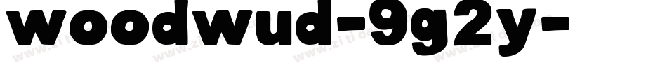 Woodwud-9G2y字体转换