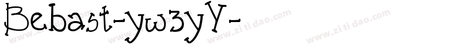 Bebast-yw3yY字体转换