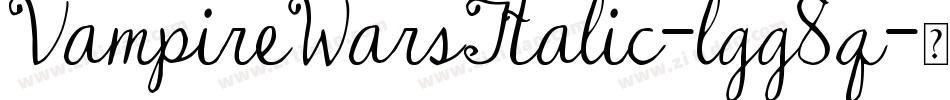VampireWarsItalic-lgg8q字体转换