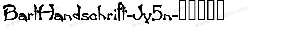 BartHandschrift-Jy5n字体转换