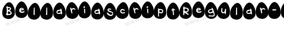 BellariaScriptRegular-r1zx字体转换