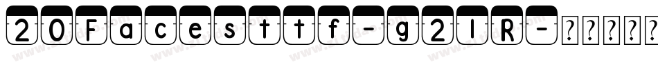 20Facesttf-g2lR字体转换