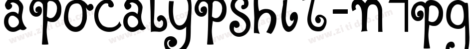 Apocalypshit-n4Pg字体转换