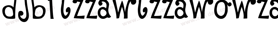 DjbFizzaWizzaWowzaBold-01PG字体转换