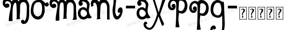 Momani-axpPg字体转换