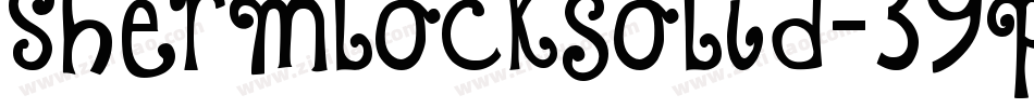 Shermlocksolid-39pG字体转换
