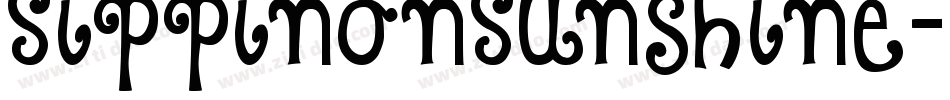 SippinOnSunshine-8BPg字体转换
