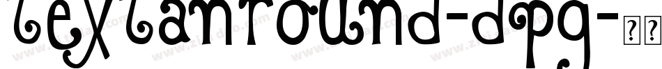 TextanRound-dPg字体转换