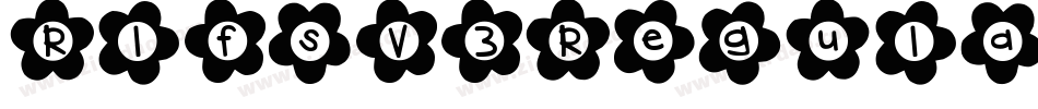 RlfsV3Regular-maZ2字体转换