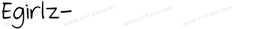 Egirlz字体转换