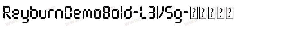 ReyburnDemoBold-L3V5g字体转换