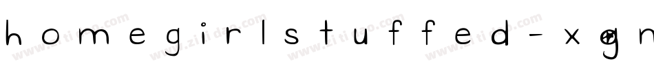 Homegirlstuffed-xGmq字体转换