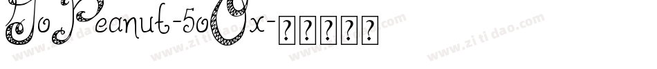 GoPeanut-5oOx字体转换